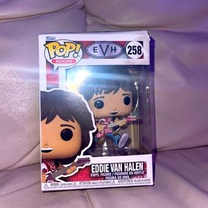 Eddie Van Halen with Guitar Funko Pop with Box